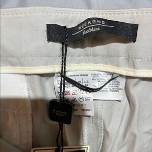 MaxMara Weekend Women's Elegant Cream Trousers